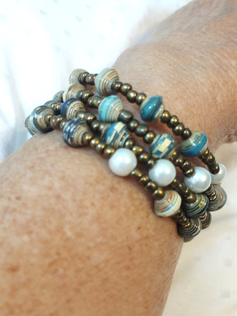 Trades of Hope Wrap Bracelet Tribe Made Paper Jewelry In Gift Box
